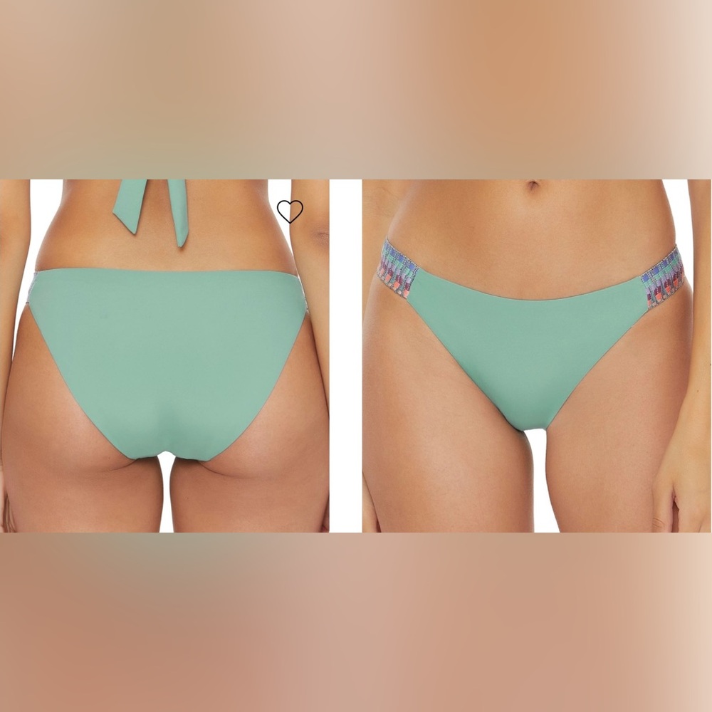 BECCA BY Rebecca Virtue Avery  American Hipster Bikini Bottom - Mineral (L)